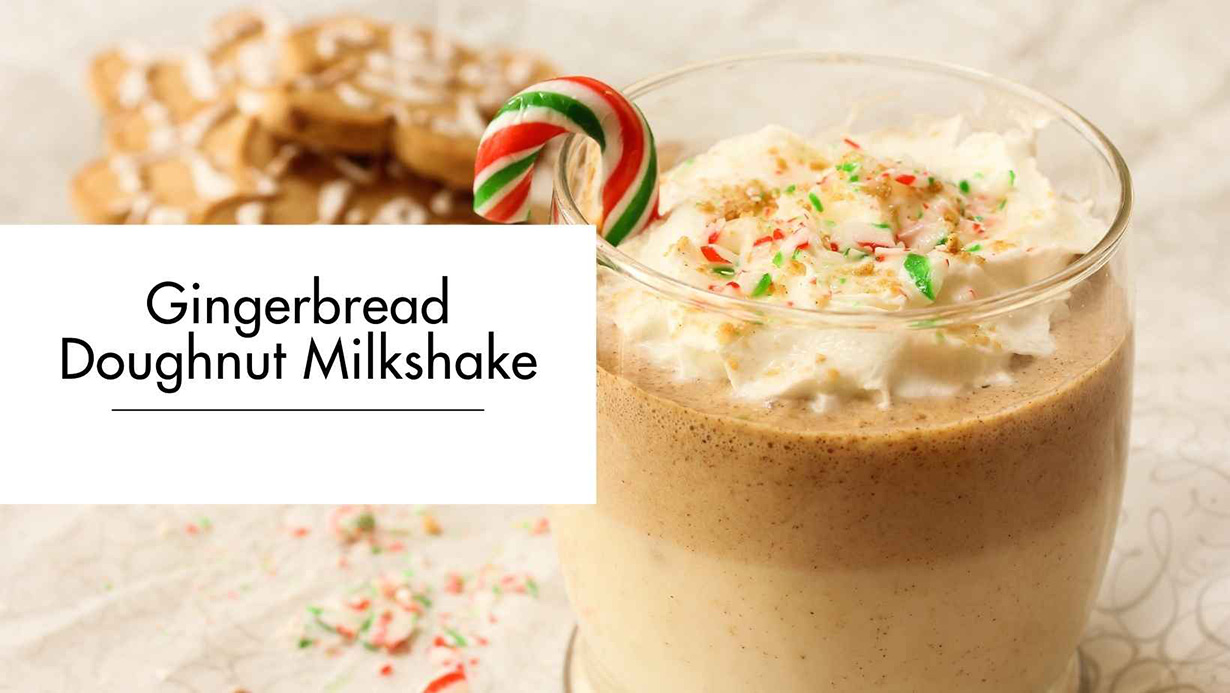 Gingerbread Doughnut Milkshake