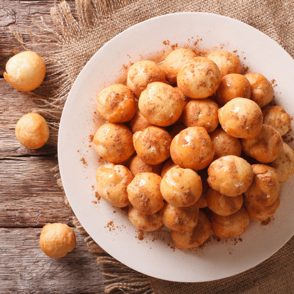 Sriracha and Lime Loukoumades