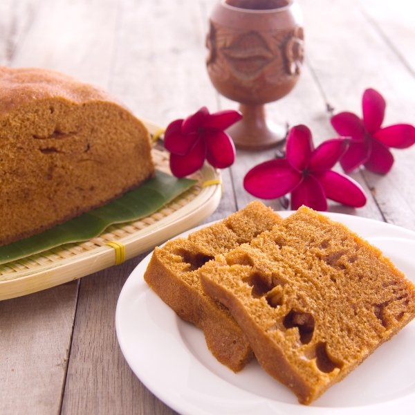Chinese Steamed Maple Cake