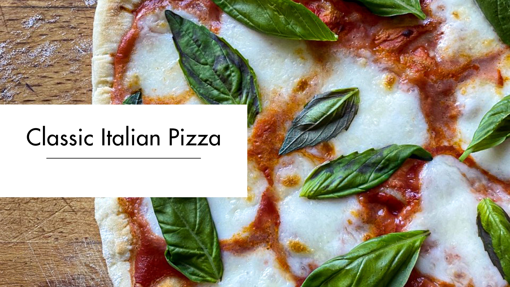 Classic Italian Pizza Italian Pizza Recipe