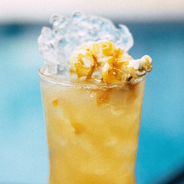 Popcorn Soft Cider Soda